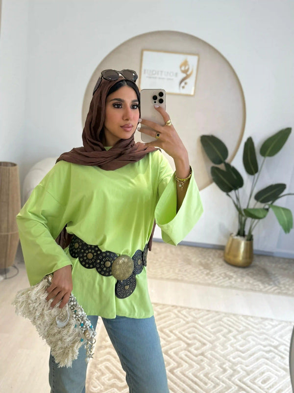 T-shirt Apple green