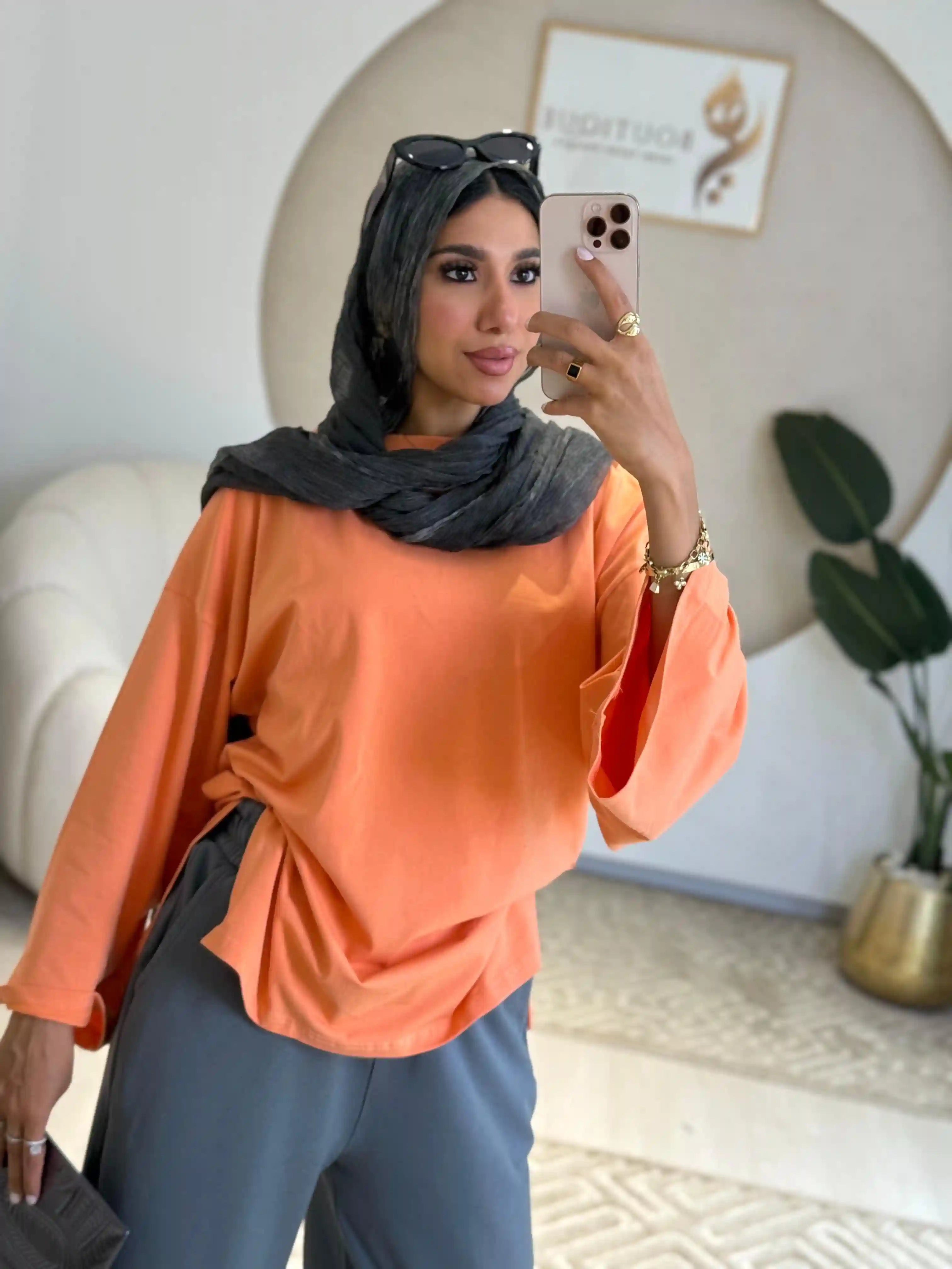 T-shirt Light orange