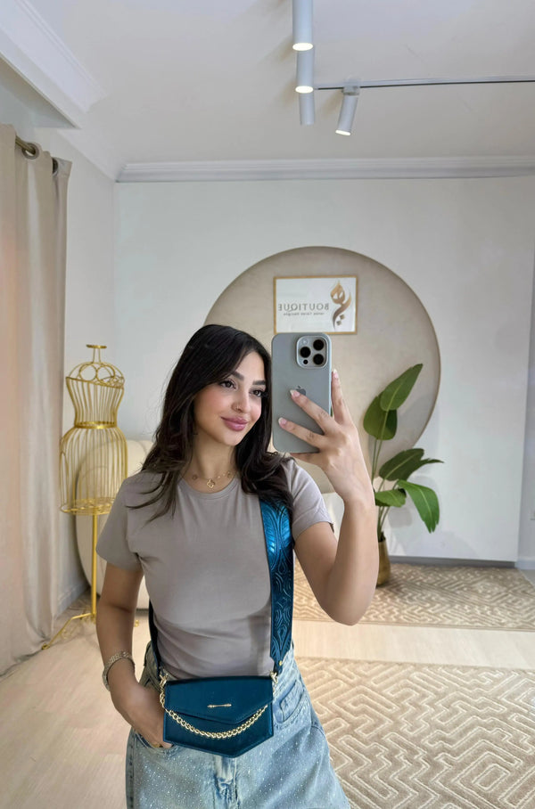 Half-Sleeve Top Cafe