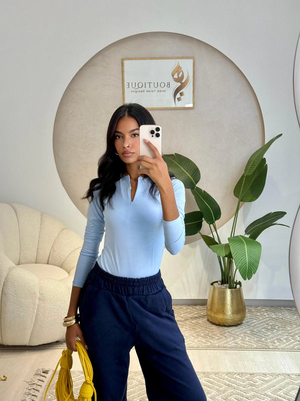 Long Sleeve Top Babyblue
