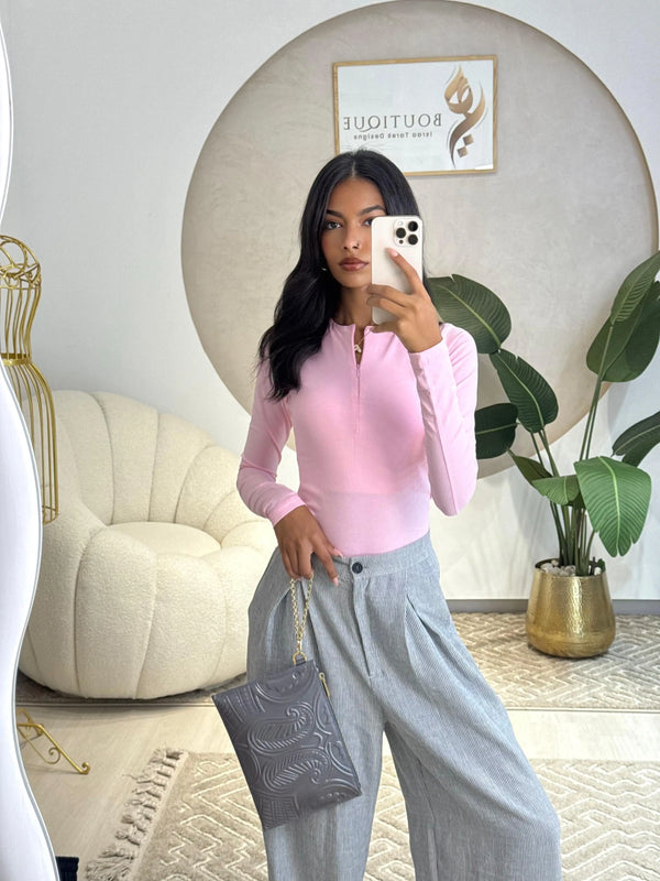 Long Sleeve Top Pink