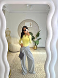 Long Sleeve Top Butter yellow