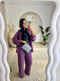 Crinkle set Purple