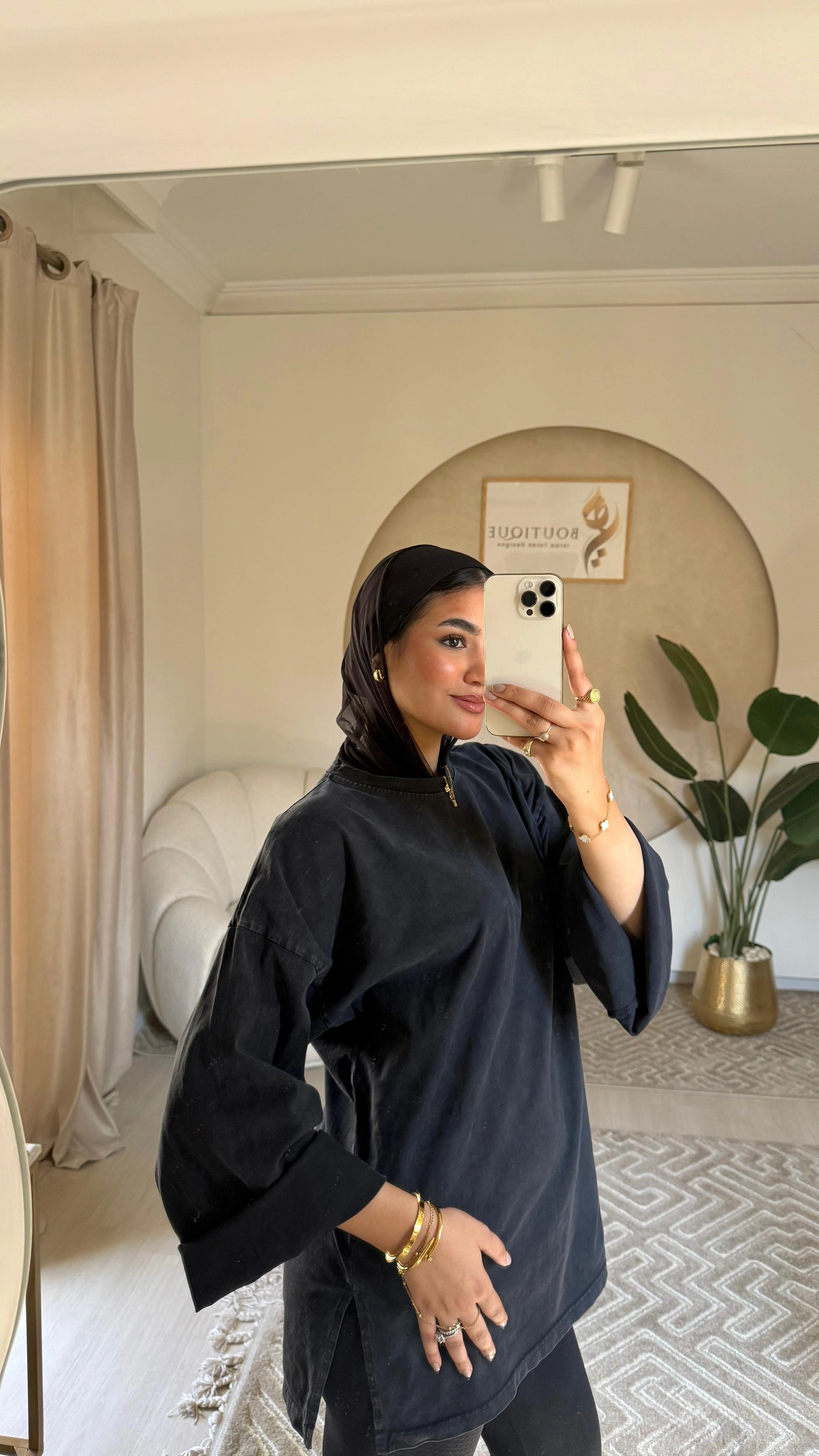Washed T-shirt Black