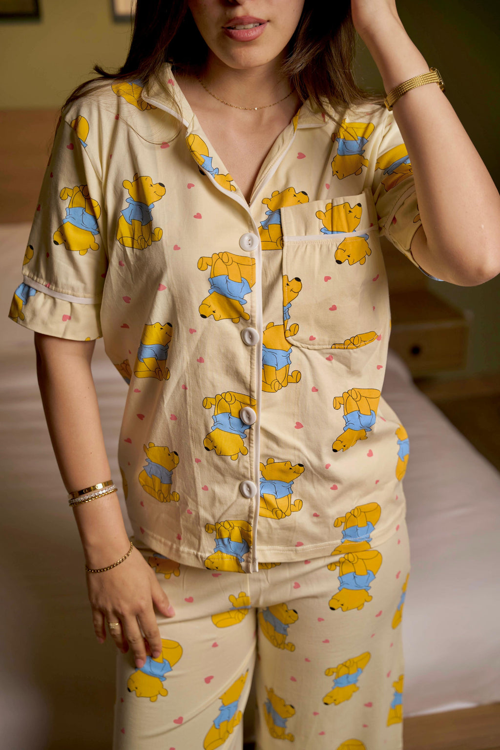 Pooh Yellow Pajama Set