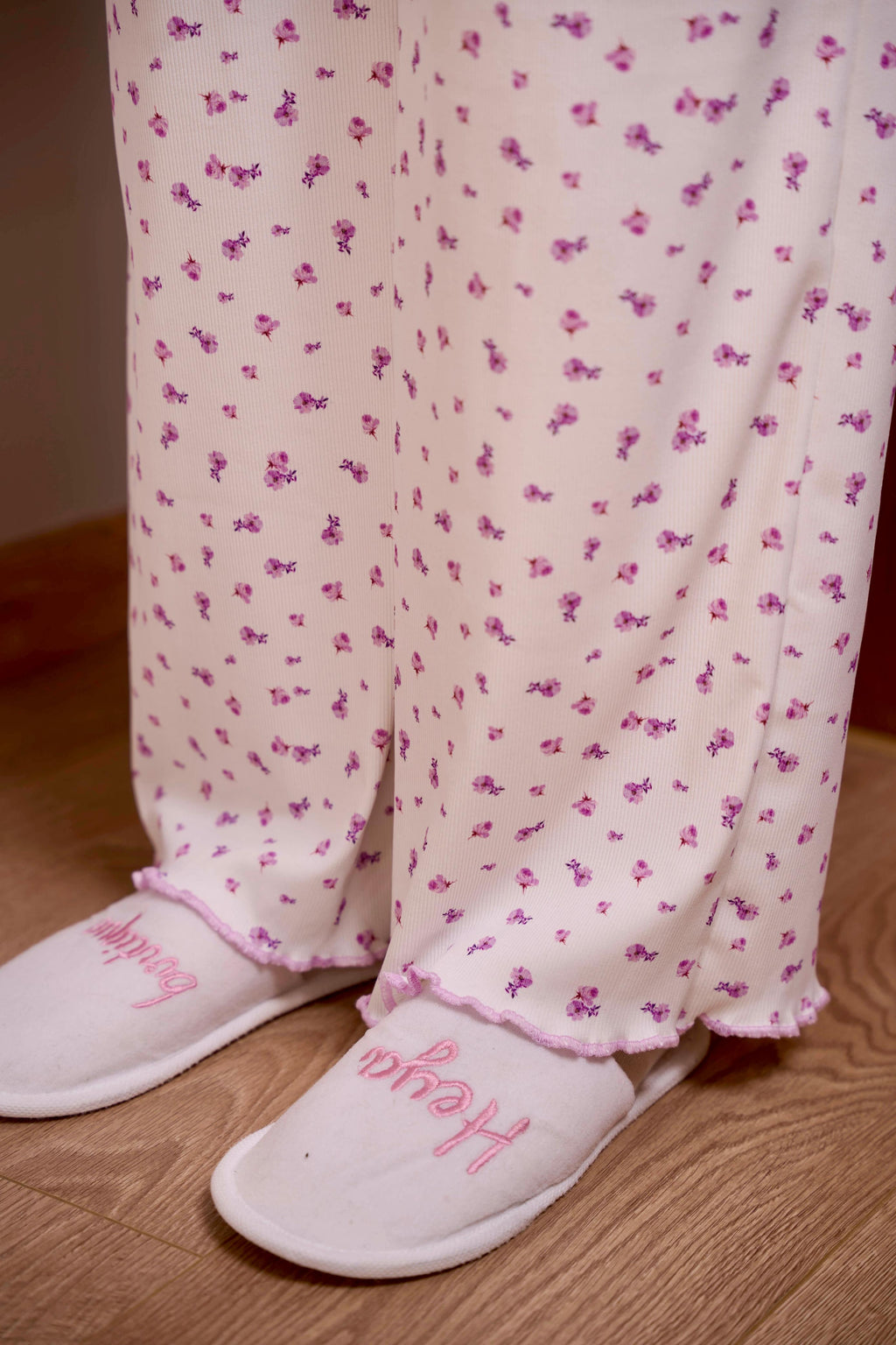 Lavender Bow Pajama Set