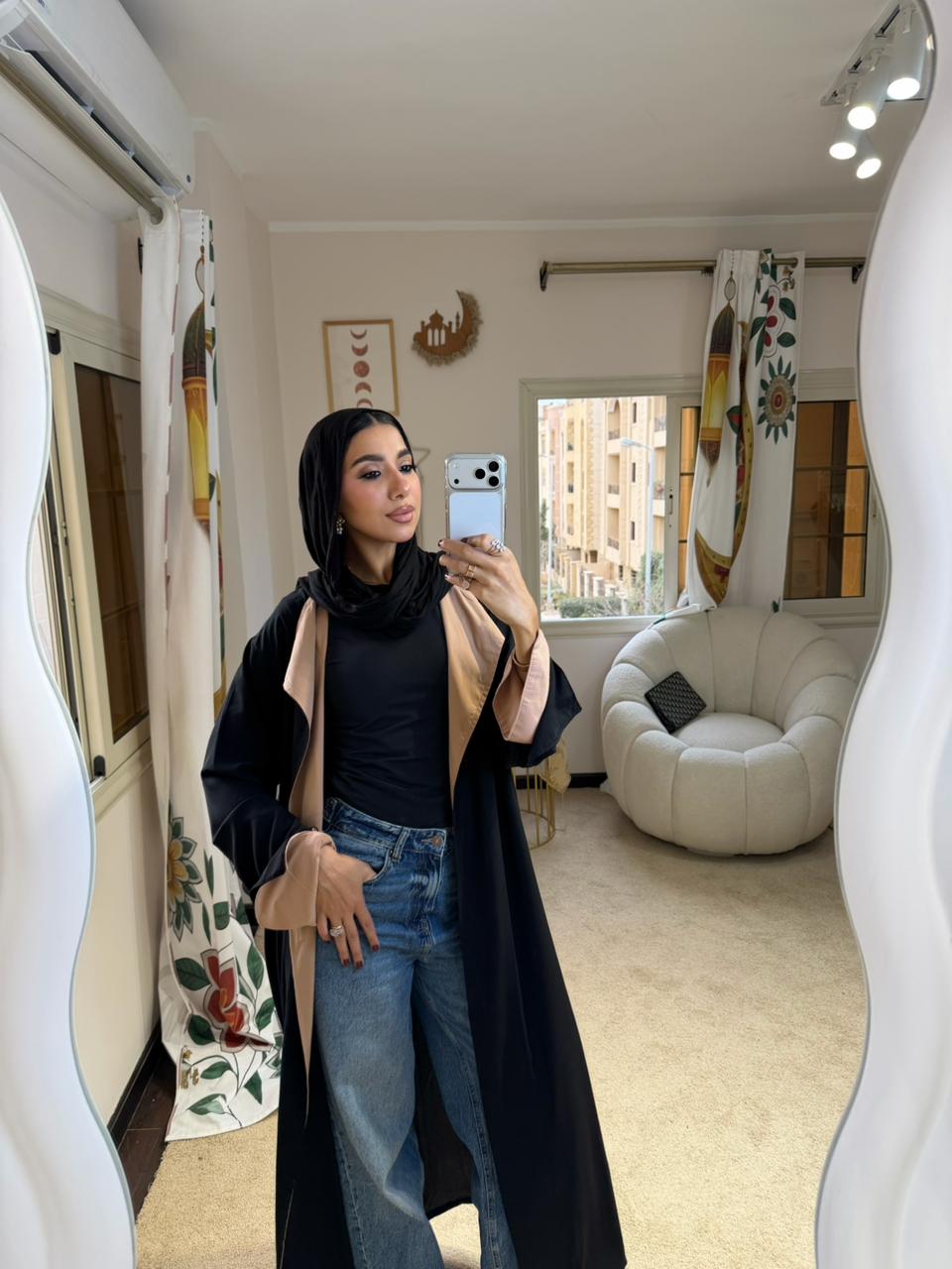 Crepe Abaya Black