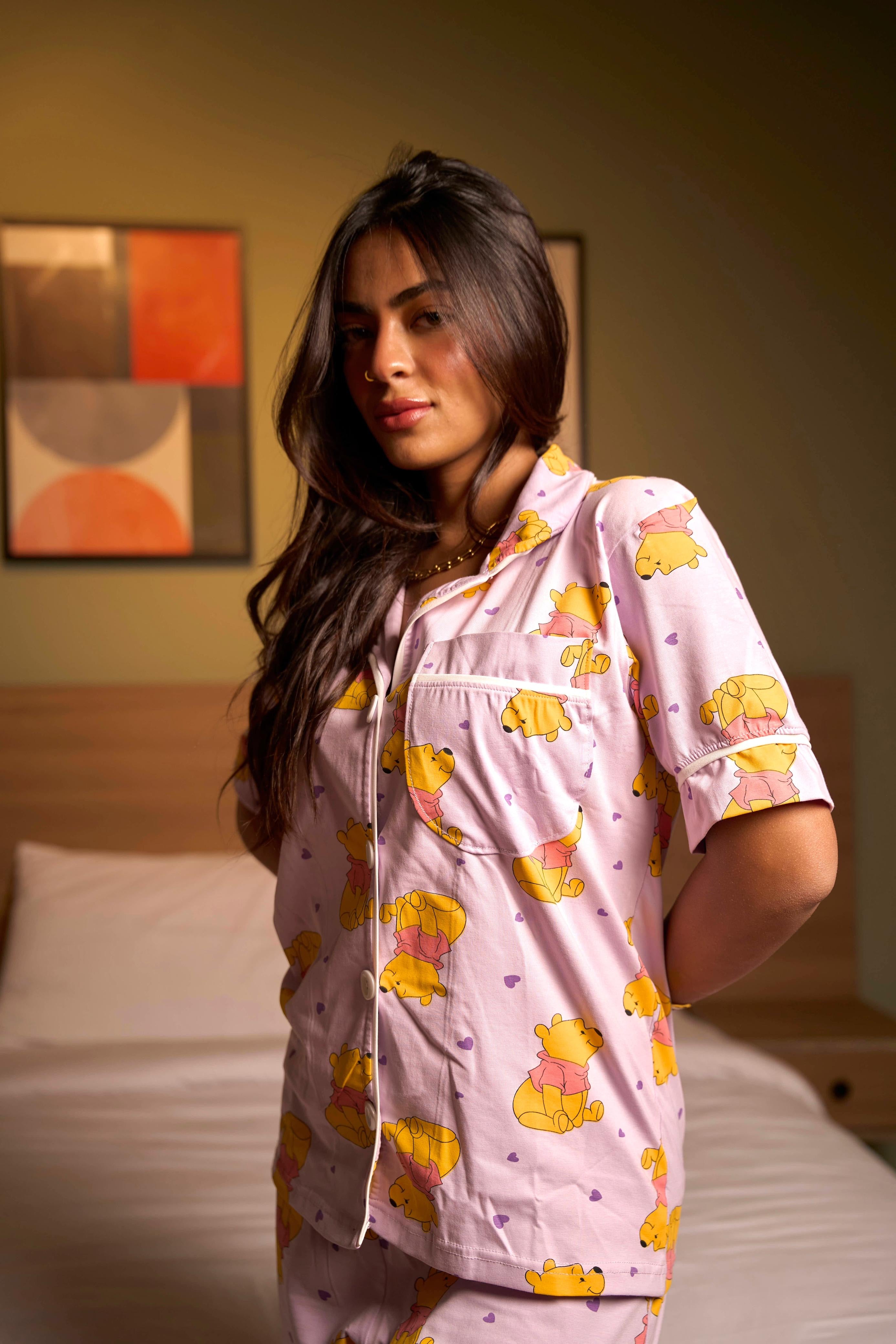 Pooh Lavender Pajama Set