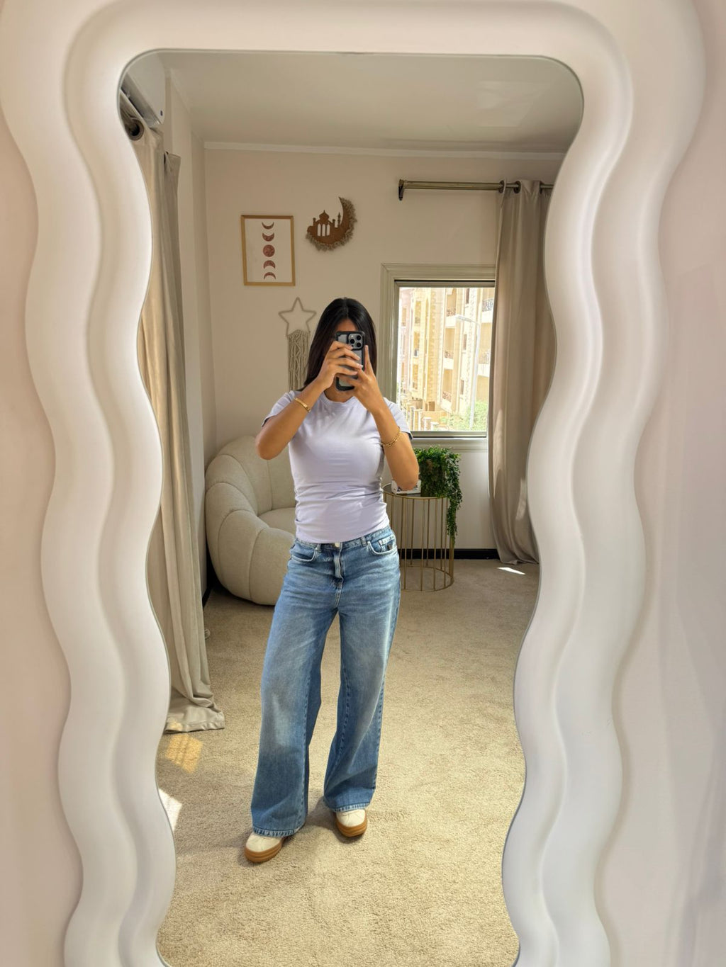 Half-Sleeve Top Light Lavender