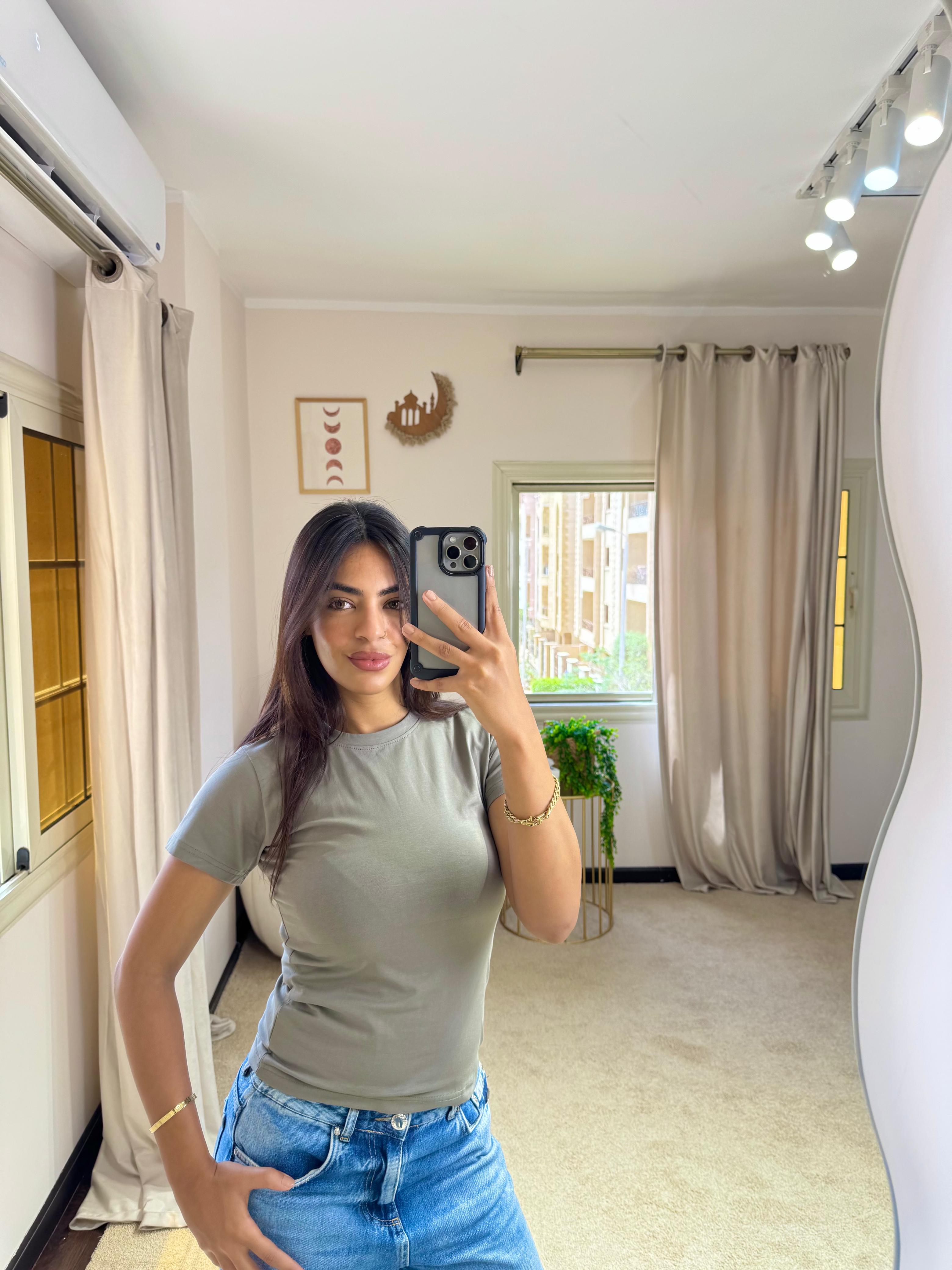 Half-Sleeve Top matcha
