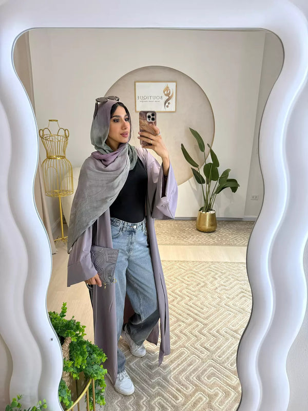 Lavender Plain Cardigan